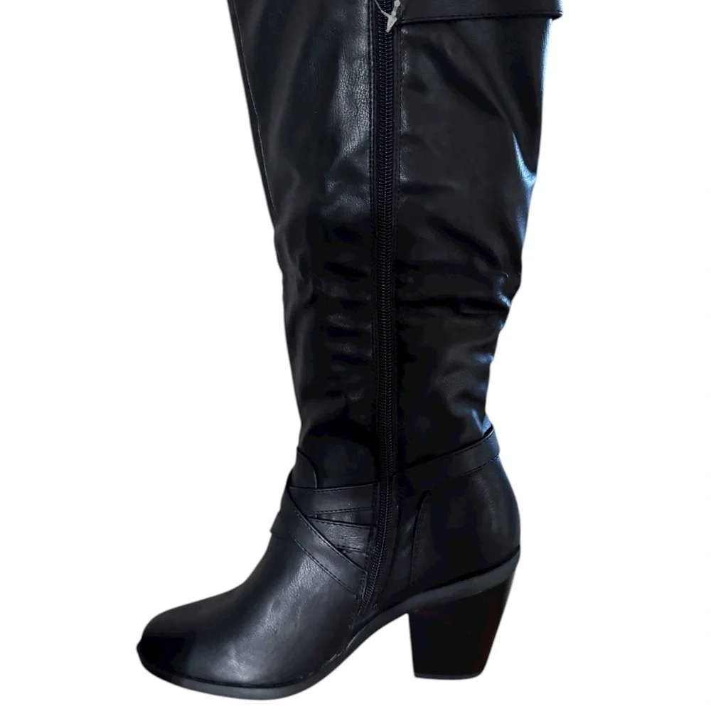 NWT Rialto Black Boots, Size 8 M - Picture 6 of 8